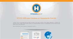 Desktop Screenshot of hospedando.mobi